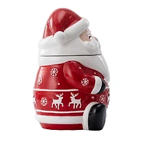 Holiday Time Figural Ceramic Cookie Jar, 77 oz, 1 piece