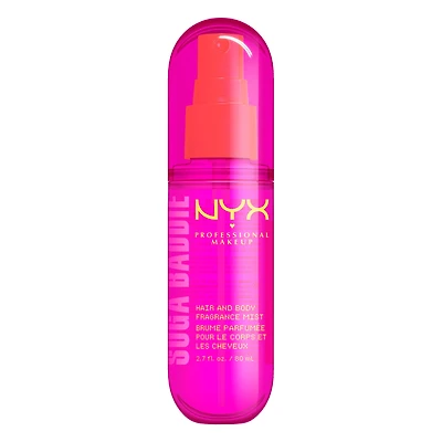 NYX Professional Makeup Brume corps & cheveux Parfum longue durée, Suga Baddie