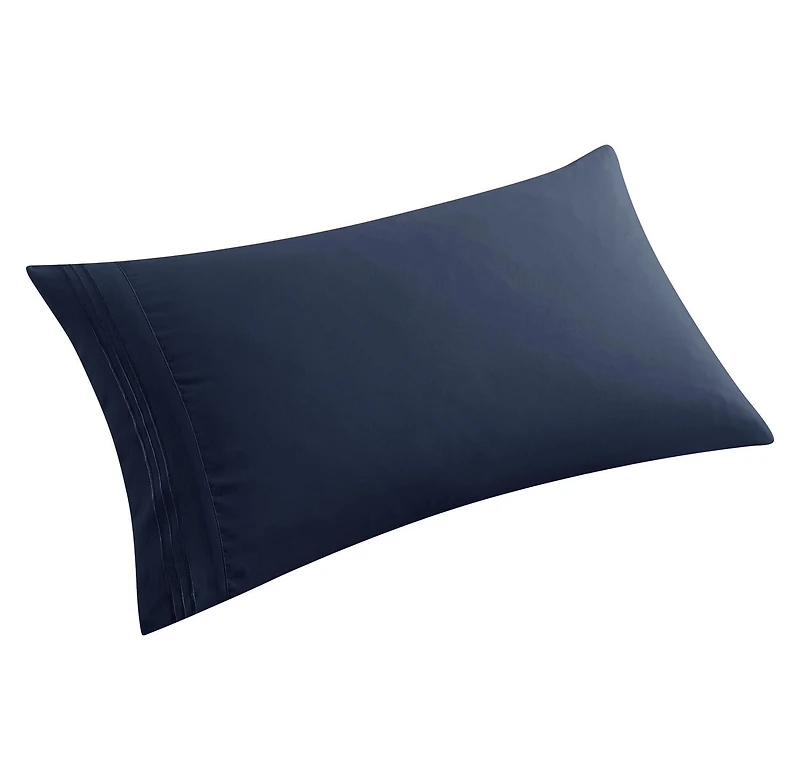 Ensemble de draps luxueux brodés ultra doux de 6 pièces hometrends Taille : 1 place/très grand