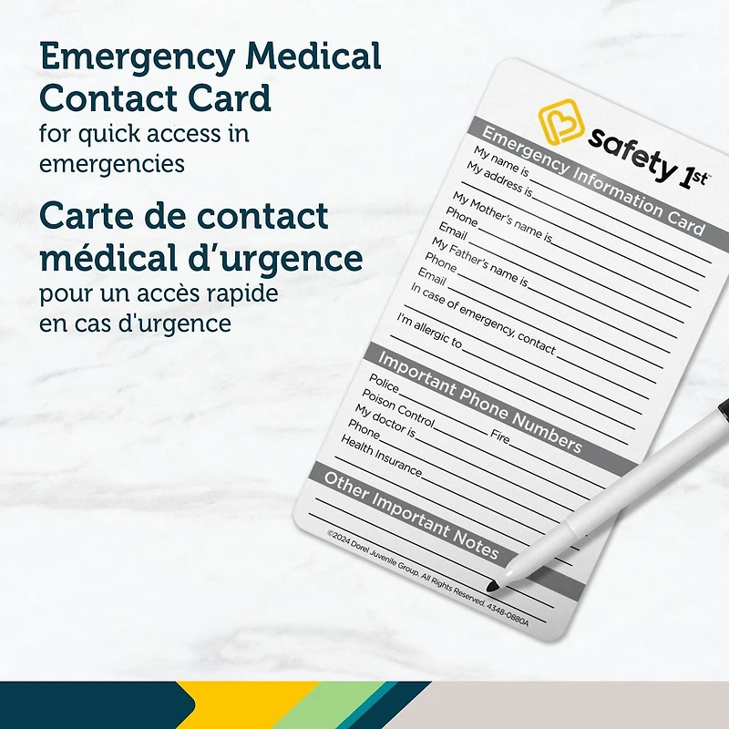 Première trousse de soins de Safety 1st Santé du nourrisson