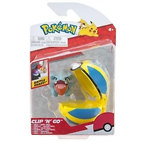 Pokemon Clip 'N' Go - Griknot + Rapide Ball