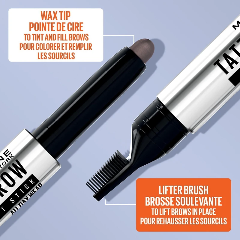 Maybelline New York TattooStudio™ - Eye Makeup Brow Lift Stick, Fade-Resistant and Smudge-Resistant, Blonde, 1.1 g