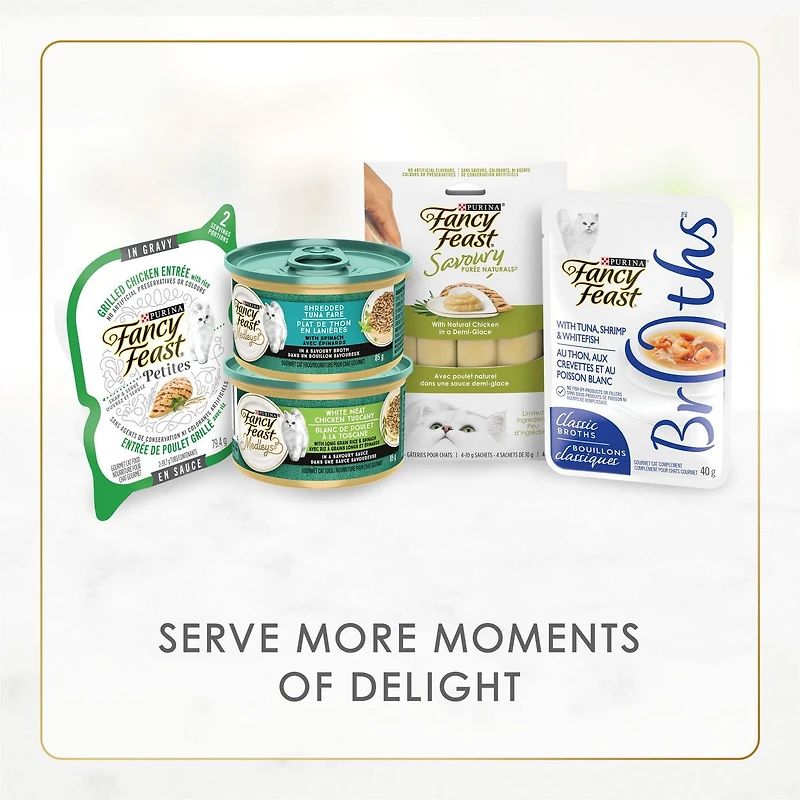 Fancy Feast Émietté – Festin de Truite Nourriture pour Chats 85 g