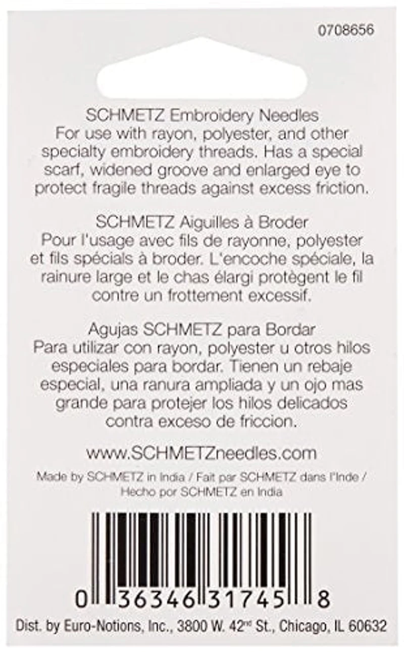 Aiguilles à Broder Schmetz® Taille 75/11