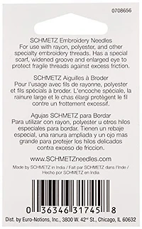 Aiguilles à Broder Schmetz® Taille 75/11