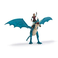 DReamworks Dragons, How to Train Your Dragon, Deadly Nadder & Astrid, duo de figurines articulées Viking, jouets pour enfants à partir de 4 ans