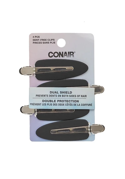 Conair 4 pc Dual Shield Dent Free Clips, Dent-Free Clips