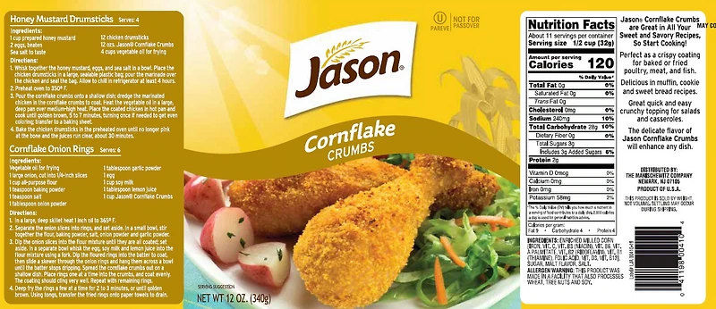 Jason Cornflake Miettes 340g