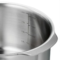 Tramontina Utsava Tri-Ply Clad Stainless Steel Covered Tope Patila