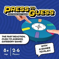 Buffalo Games Press to Guess Jeu de société électronique pour enfants à partir de 8 ans