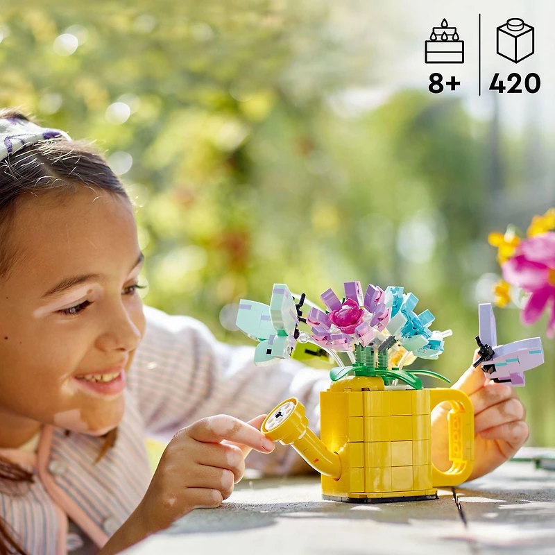 LEGO Creator Des fleurs dans un arrosoir 31149 Ensemble de construction (420 pièces) Comprend 420 pièces, 8+ ans