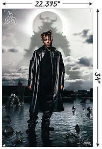 Juice WRLD - Fighting Demons Album Cover Wall Poster, 22.375" x 34"