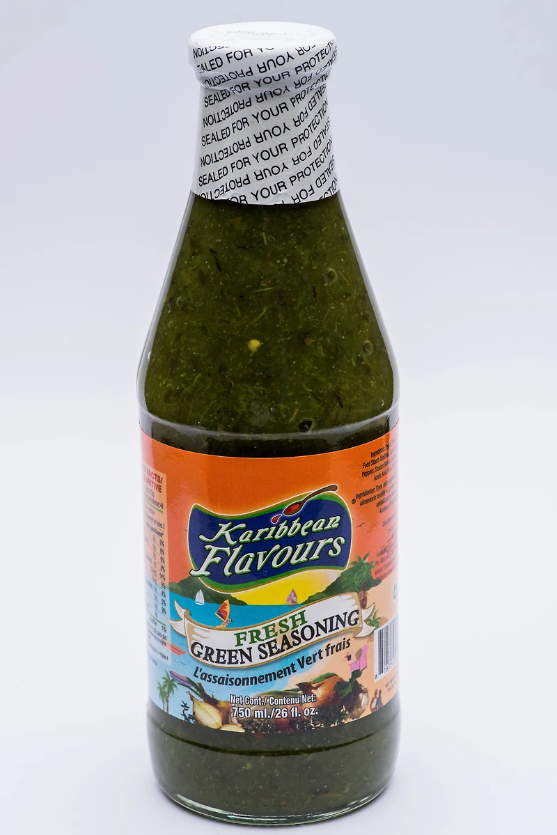 Assaisonnement vert frais Karibbean Flavors Assaisonnement vert