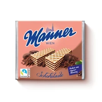 Manner Gaufrettes à la Crème au Chocolat, Sachet, 75 g