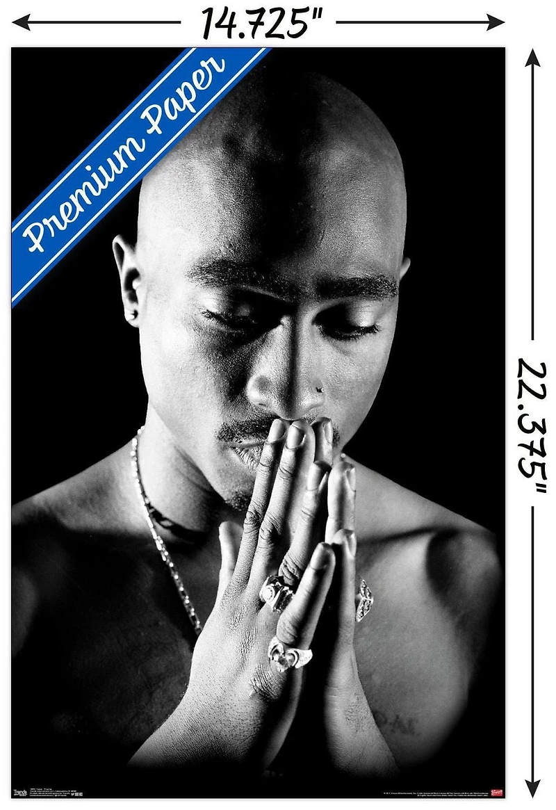 Tupac - Praying Wall Poster