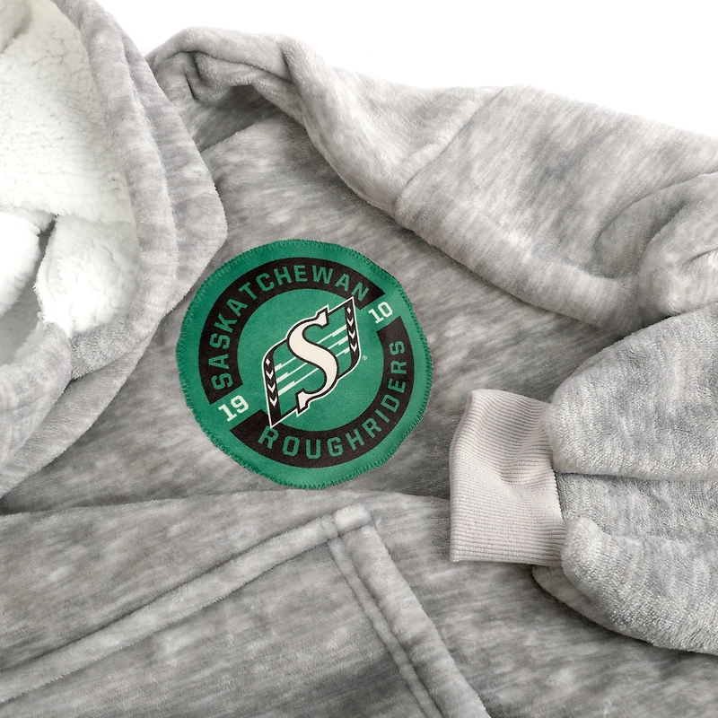 Couverture à capuche portable des Roughriders de la Saskatchewan de la LCF