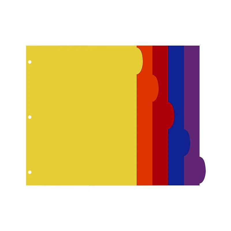 PEN+GEAR INTERCALAIRES MARQUABLES 5 ONGLETS INTERCALAIRES MARQUABLES