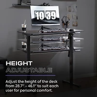 Hometrends Height-Adjustable Desk