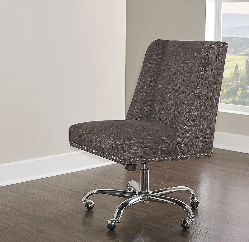 Chaise de bureau Monroe anthracite