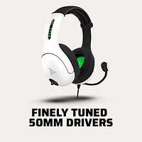 PDP Gaming LVL50 Wired Stereo Gaming Headset: White - Xbox Series X|S, Xbox One, Xbox Xbox