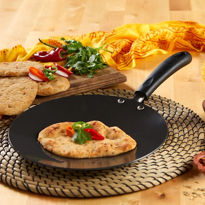 Imusa 10" Hard Anodized Tawa With Bakelite Handle
