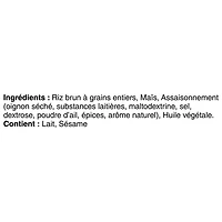 Quaker Crispy Minis Galettes de riz brun Toutes garnies