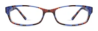 Hard Candy Womens Prescription Eyeglasses, Blue Magic, Blue Tortoise, 53-16-135