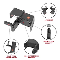 Sunny Health & Fitness J-Hook Attachment for Power Racks and Cages - SF-XFA007