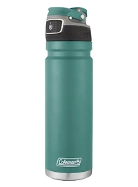 Coleman FreeFlow AUTOSEAL® 24oz Stainless Steel Water Bottle, Seafoam, 24oz/690mL, BPA Free