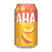Aha Peach Honey Fridge Pack Cans, 355 mL, 12 Pack