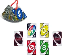 Jeu de cartes ​UNO® Dare Adults Only pour soirées de jeux, déplacements, camping et fêtes Âges 18+
