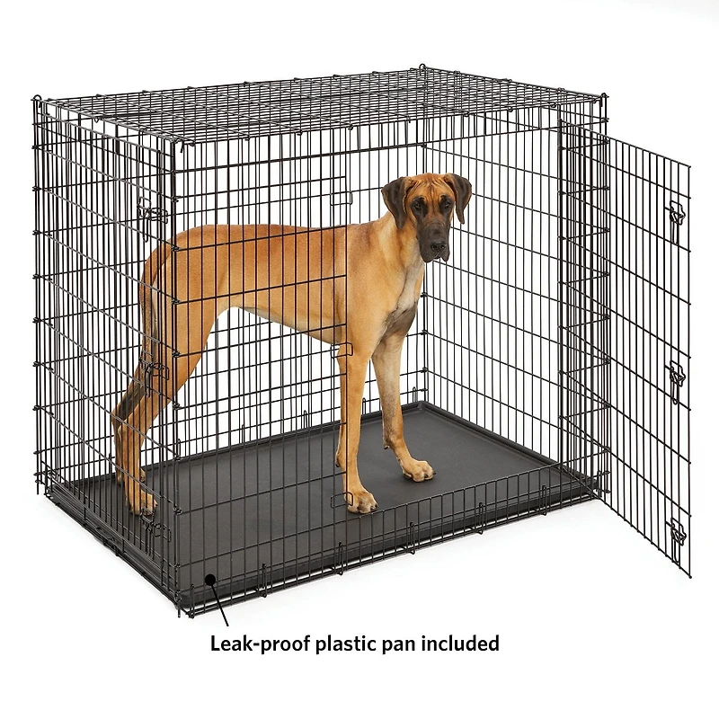 MidWest XX-Large 54" Heavy Duty Double Door Dog Crate