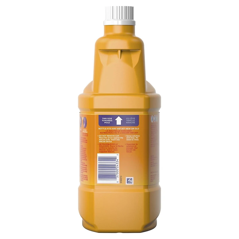 Recharge de solution nettoyante liquide pour planchers multi-surfaces et en bois Swiffer Wetjet, parfum Febreze Agrumes sucrés et entrain Table