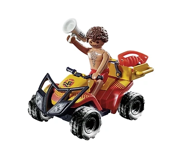 Playmobil Sauveteur en mer et quad