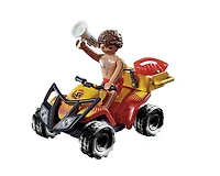 Playmobil Sauveteur en mer et quad