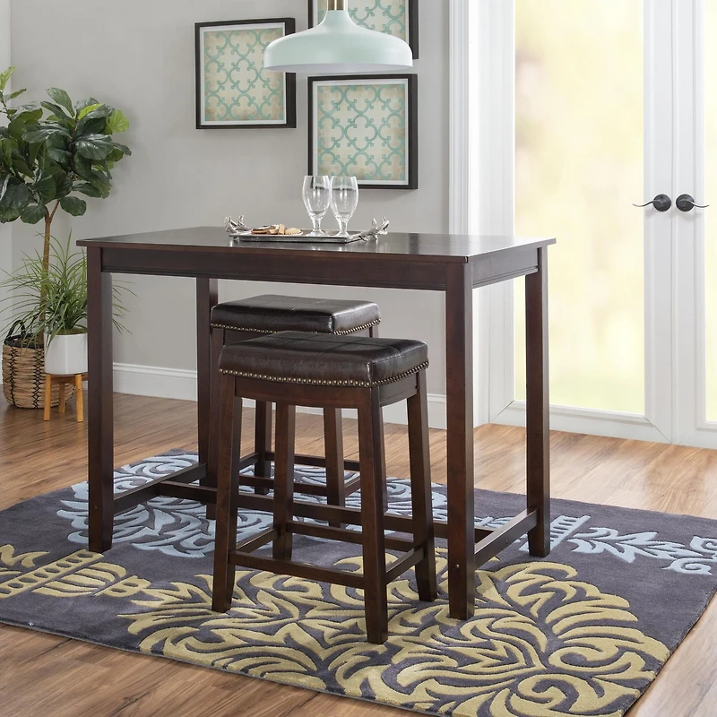 Warren Counter Height Pub Table, Brown