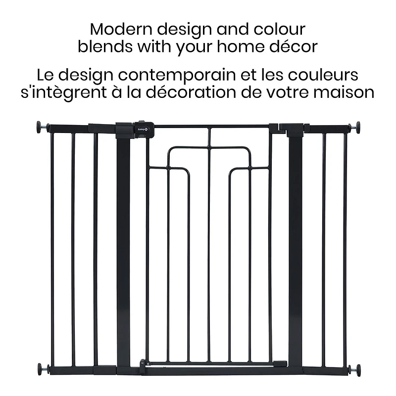 Barrière contemporaine haute et large avec SecureTech de Safety 1st