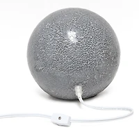 Simple Designs 1 Light Mosaic Stone Ball Table Lamp