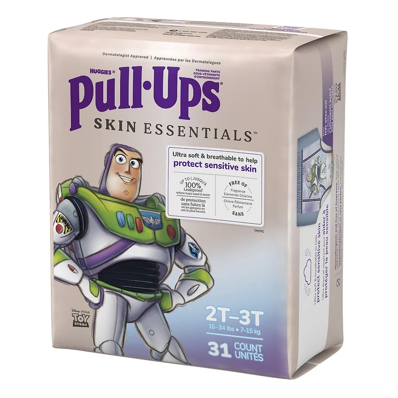 Pull-Ups Couches d'Entraînement Essentielles pour la Peau pour Garçons, 2T-6T