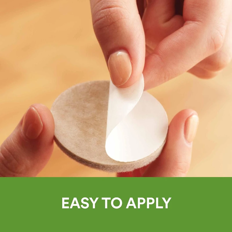 Patins en feutre ronds Scotch®, SP801-NA, beige, 2,54 cm (1 po), 16/paquet