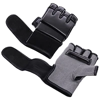 GoZone 5oz MMA Kickboxing Gloves – Black/Grey