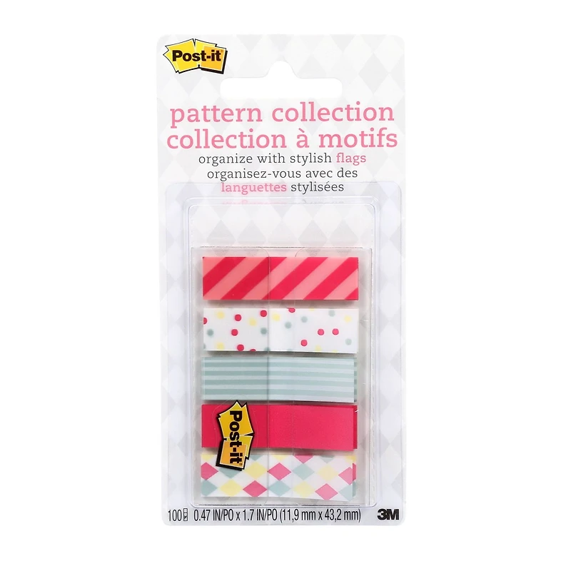 Languettes 684-CANDY-C de Post-it à motifs variés