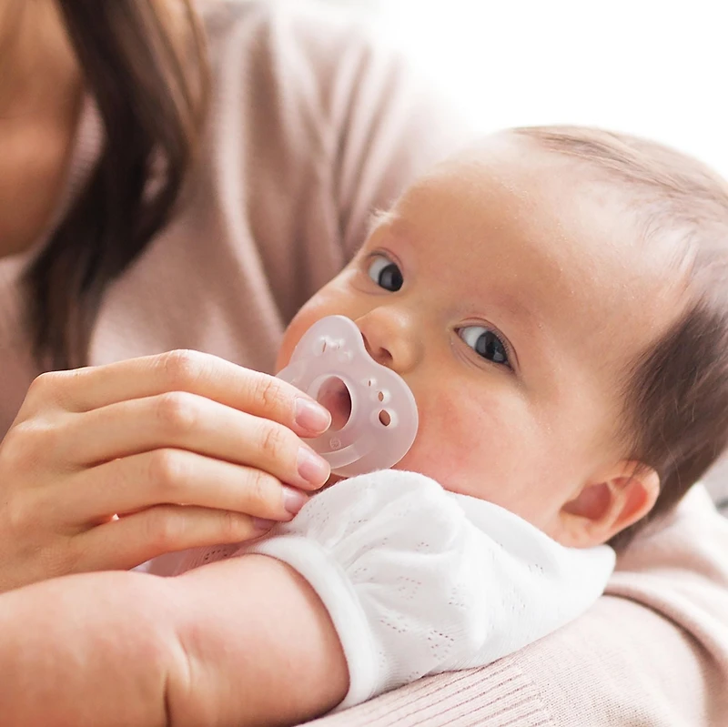 Sucette cylindrique en silicone Balance + Evenflo Feeding, phase 1