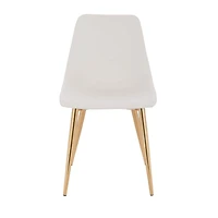 Chaise de salle à manger en cuir Domina Chaise d'appoint Ensemble de 2 chaises modernes et confortables
