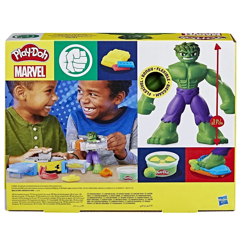Play-Doh Marvel Hulk Écrase tout À partir de 4 ans