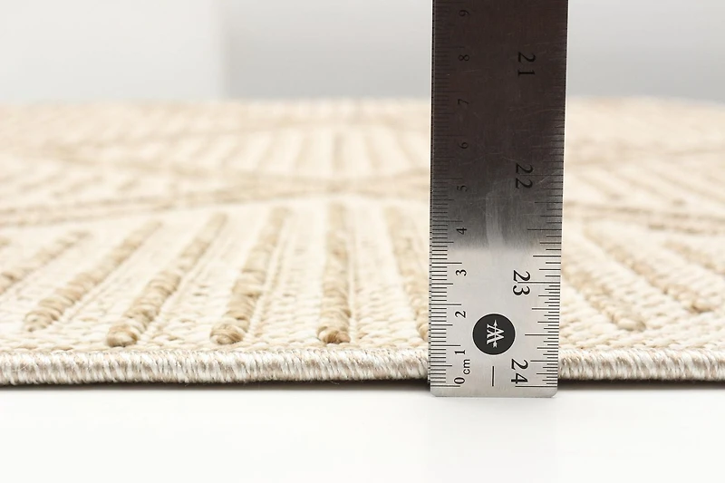 ECARPET Jute Style Area Rug for Bedroom, Living Room, Dining Room Tosca Collection