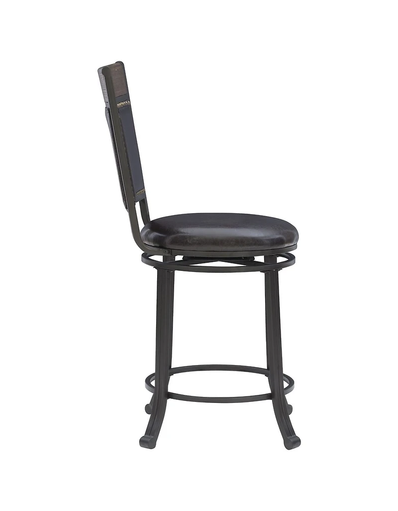 Tabouret de comptoir pivotant Trager