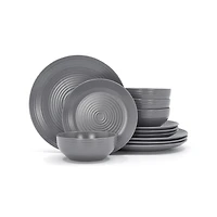 HT Evelyn 12pc DW Set Grey