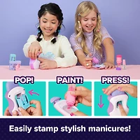 Cool Maker, GO GLAM, Onglerie, pour décorer 200 ongles avec 4 motifs, 2 applicateurs de vernis et un masque à ongles, activités créatives et manuelles pour les filles à partir de 7 ans Cool Maker, GO GLAM, Onglerie, pour décorer 200 ongles avec 4 motifs, 2 applicateurs de vernis et un masque à ongles, activités créatives et manuelles pour les filles à partir de 7 ans