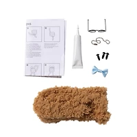 Way to Celebrate Kit ours DIY, DIY Kit ours, 1 ours en peluche brun, cadeau parfait pour la saint-valentin